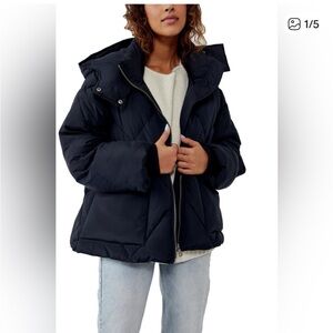 Free people Emmy swing jacket large black